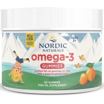 Nordic Naturals Nordic Omega-3 Gummies (Kwasy omega-3 MANDARYNKA) 60sztuk cena 83,40zł
