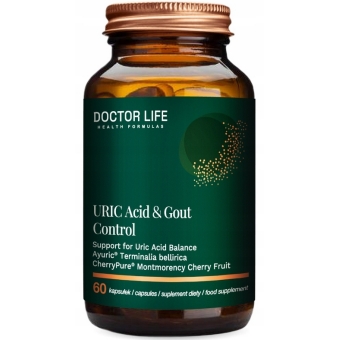 Doctor Life URIC Acid & Gout Control dna moczanowa 60kapsułek cena 94,90zł
