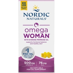 Nordic Naturals Omega Woman 500mg + 76mg GLA (Kwasy omega-3 + GLA) 120kapsułek cena 143,90zł