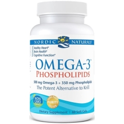 Nordic Naturals Omega-3 500 mg + 350mg Phospholipids (Kwasy omega-3 + Fosfolipidy) 60kapsułek cena 184,90zł