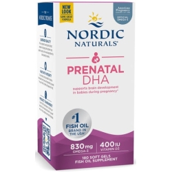 Nordic Naturals Prenatal DHA 830mg + 400IU D3 (Kwasy omega-3 + DHA + EPA + D3) 180kapsułek cena 204,90zł