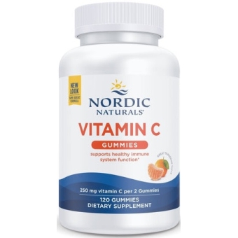 Nordic Naturals Vitamin C Gummies 250mg (Witamina C MANDARYNKA) 120sztuk cena 92,50zł