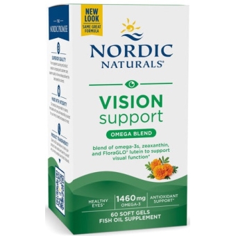 Nordic Naturals Vision Support 1460mg (Kwasy omega-3 + Luteina + Zeaksantyna) 60kapsułek cena 194,90zł