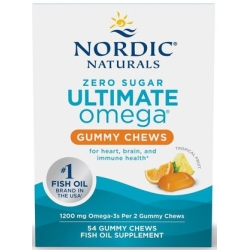 Nordic Naturals Zero Sugar Ultimate Omega Gummy (Kwas omega-3 OWOCE TROPIKALNE) 54sztuk cena 174,90zł