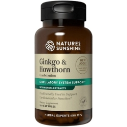 Nature's Sunshine Ginkgo & Hawthorn 100kapsułek cena 144,90zł