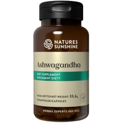Nature's Sunshine Ashwagandha 60kapsułek cena 164,90zł