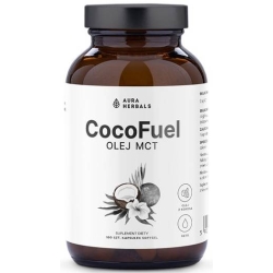 Aura Herbals Coco Fuel Olej MCT 2000mg 100kapsułek cena 34,50zł