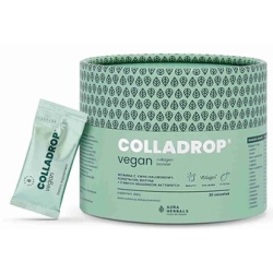 Aura Herbals Colladrop® Vegan Collagen booster Vollagen® 2000mg 30saszetek cena 98,99zł