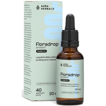 Aura Herbals Floradrop Protect (probiotyk) 20ml cena 21,50zł