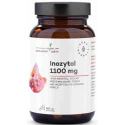 Aura Herbals Inozytol 1100 mg Myo-Inositol 60kapsułek cena 25,85zł