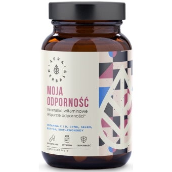 Aura Herbals Moja Odporność (Minerały i Witaminy) 60kapsułek cena 29,50zł