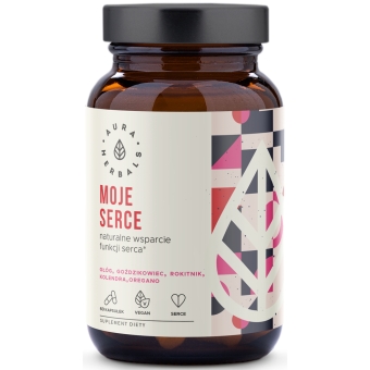 Aura Herbals Moje Serce (Wsparcie Funkcji Serca) 60kapsułek cena 28,90zł