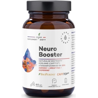 Aura Herbals Neuro Booster 60kapsułek cena 43,50zł