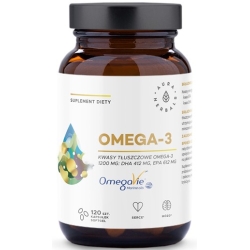 Aura Herbals Omega-3 1200mg 120kapsułek cena 60,50zł
