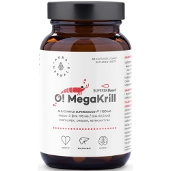Aura Herbals OMegaKrill Olej z kryla 1180mg 60kapsułek cena 60,50zł