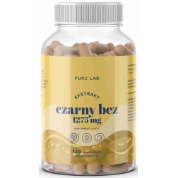 Pure Lab Ekstrakt z czarnego bzu 1275mg 120kapsułek cena 34,50zł