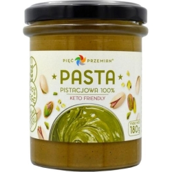 Krem z pistacji 100% bez dodatku cukru 180 g Pięć Przemian cena 48,95zł