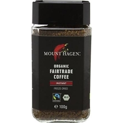 Kawa rozpuszczalna arabica - robusta fair trade 100 g BIO Mount Hagen  cena 37,05zł