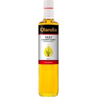 Olej z zarodków rzepaku do smażenia 500ml BIO Olandia cena 22,29zł