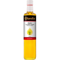 Olej z zarodków rzepaku do smażenia 500ml BIO Olandia cena 22,29zł
