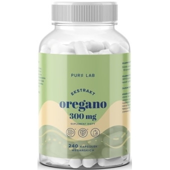 Pure Lab Ekstrakt z oregano 300mg 240kapsułek cena 43,60zł