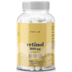Pure Lab Retinol 800µg 240kapsułek cena 35,50zł