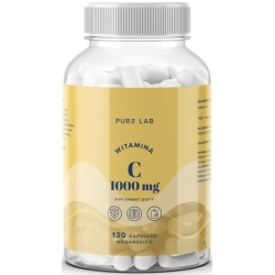 Pure Lab Witamina C 1000mg 130kapsułek cena 26,50zł