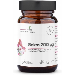 Aura Herbals Selen 200 µg selenian (IV) sodu 60kapsułek cena 17,50zł