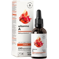 Aura Herbals Witamina A FORTE MCT krople 50ml cena 24,15zł