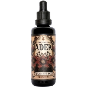 Biogeneza Witaminy ADEK Premium krople 50ml cena 143,00zł