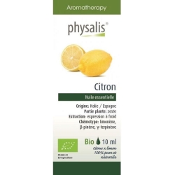 Olejek eteryczny citroen BIO (cytryna zwyczajna) 10ml Physalis  cena 21,99zł