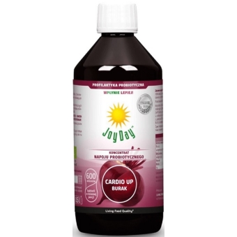 Joy Day Koncentrat probiotyczny Burak Cardio Up (NOWOŚĆ) 500ml cena 49,80zł