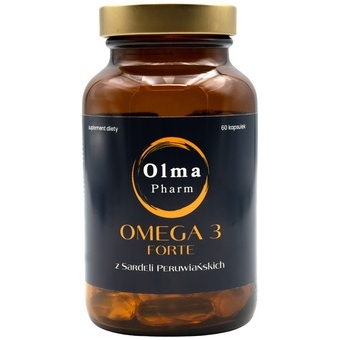 Olma Pharm Omega 3 Forte z Sardeli Peruwiańskich 60kapsułek cena 64,30zł