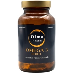 Olma Pharm Omega 3 Forte z Sardeli Peruwiańskich 60kapsułek cena 64,30zł