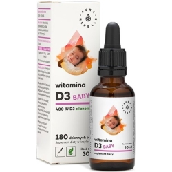 Aura Herbals Witamina D3 Baby 400IU krople 30 ml cena 15,00zł