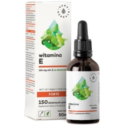 Aura Herbals Witamina E Forte 200 IU MCT-Oil krople 50 ml cena 48,40zł