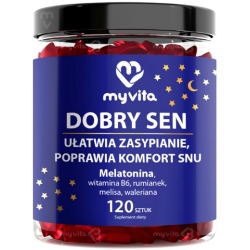 MyVita Dobry sen żelki naturalne 120sztuk cena 46,50zł