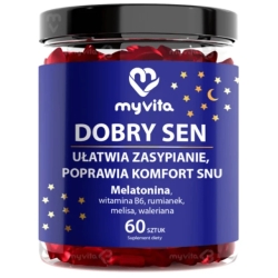 Myvita Dobry sen żelki naturalne 60sztuk cena 31,90zł