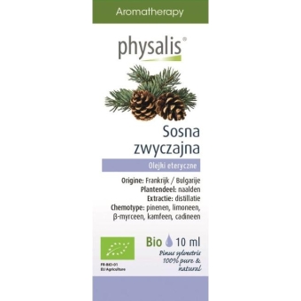 Olejek eteryczny Sosna zwyczajna (Pinus sylvestris) BIO 10ml Physalis cena 28,25zł