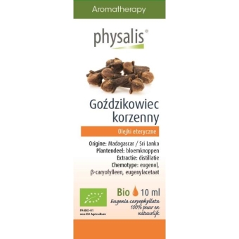Olejek eteryczny Kruidnagel (Goździkowiec korzenny) BIO 10ml Physalis cena 30,05zł