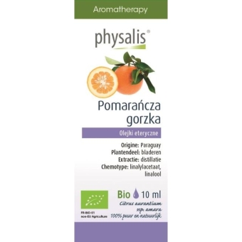 Olejek eteryczny Pomarańcza gorzka BIO 10ml Physalis cena 33,99zł