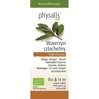 Olejek eteryczny Wawrzyn szlachetny (Laurus nobilis) BIO 10ml Physalis cena 43,05zł