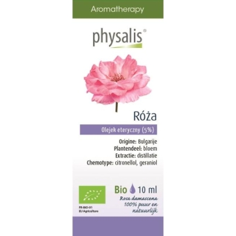 Olejek eteryczny Róża (Rosa damascena) BIO 10ml Physalis cena 94,05zł
