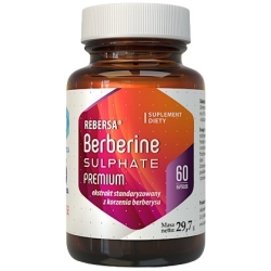 Hepatica Rebersa Berberine Sulphate Premium 60kapsułek cena 42,90zł