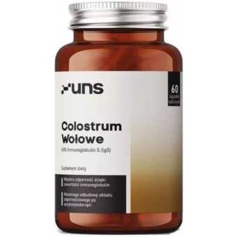 UNS Colostrum wołowe 60kapsułek cena 68,95zł