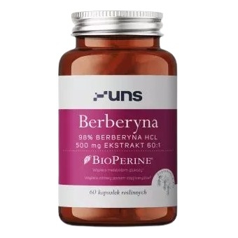 UNS Berberyna + Bioperine 60kapsułek cena 74,20zł