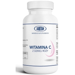 Jantar Witamina C z dzikej róży 945mg 100kapsułek cena 56,20zł