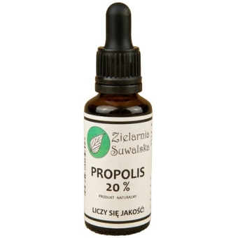 Nalewka Propolis 20% 30ml Zielarnia Suwalska cena 32,90zł