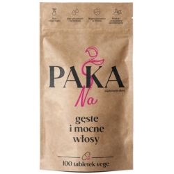 Paka Natury Na Gęste i mocne włosy 100tabletek cena 47,90zł