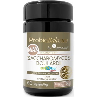 ProbioBalance by Aliness MAX Saccharomyces Boualardii 5mld 60kapsułek cena 72,90zł